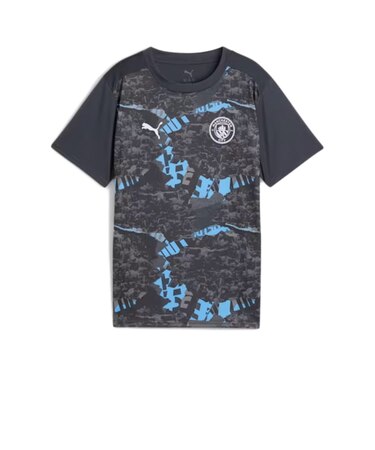 プーマ(PUMA)キッズ 2024-25 マンチェスターシティ FC プレマッチ 半袖 シャツ 77915774