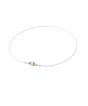 ファイテン(PHITEN)RAKUWAネックレスワイヤー ミラーボール SL GD 50cm 0224TG929053