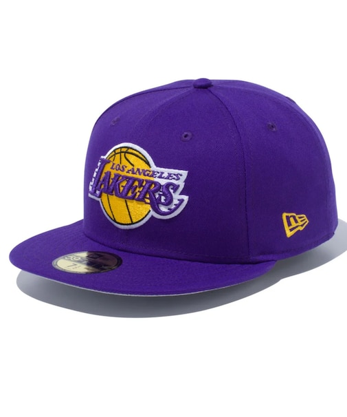 ニューエラ（NEW ERA）帽子 キャップ 59FIFTY ロサンゼルス・レイカーズ パープル×チームカラー 14525215 57.7cm-59.6cm 紫