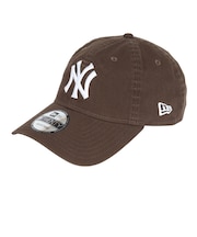 ニューエラ（NEW ERA）帽子 キャップ 9TWENTY ニューヨーク・ヤンキース ウォッシュドコットン 14525121 57cm-61cm ブラウン