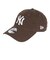 ニューエラ（NEW ERA）帽子 キャップ 9TWENTY ニューヨーク・ヤンキース ウォッシュドコットン 14525121 57cm-61cm ブラウン