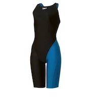 スピード(SPEEDO)競泳水着 フレックスシグマニューセミオープンバックニースキン1 WA承認モデル SCW12505F KB