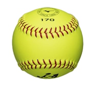 ミズノ(MIZUNO)ソフトボール ボール 革ソフトボール試合球ミズノ170 1個 1BJBS17000 1P