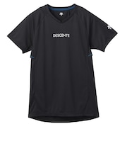 デサント(DESCENTE)バレーボールウェア 半袖バレーシャツ DV5SHT02U BK00