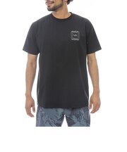 ルーカ(RVCA)SQUARE サーフ半袖ラッシュガード BF041870 BLK