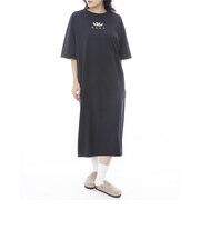 ルーカ(RVCA)MAXI 半袖Tシャツドレス BF043391 BLK