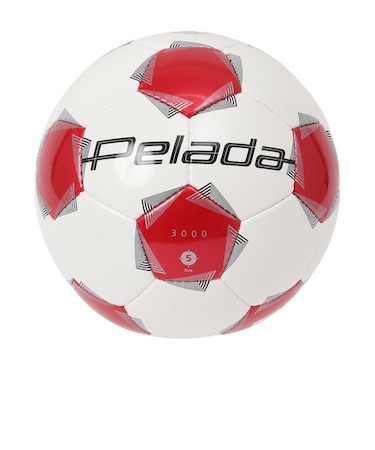 モルテン（molten）サッカーボール 5号球 検定球 ペレーダ3000 手縫い シロ×アカ F5K3000-WR