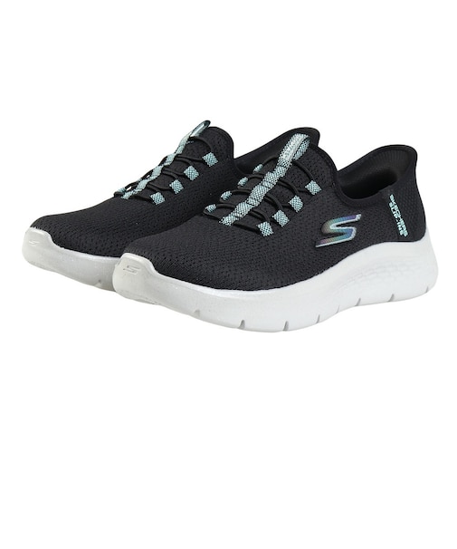 スケッチャーズ（SKECHERS）ウォーキングシューズ スリップインズ ゴーウォークフレックス ザビー 黒 124839-BKAQ スニーカー ハンズフリー