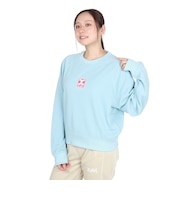 エックスガール(X-gir)ショート クルーネック スウェットシャツ 155251012004-LtBLUE