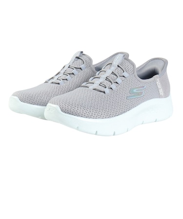 スケッチャーズ(SKECHERS)ウォーキングシューズ スリップインズゴーウォークフレックス ザビー グレー 124839-GYLB スニーカー ハンズフリー