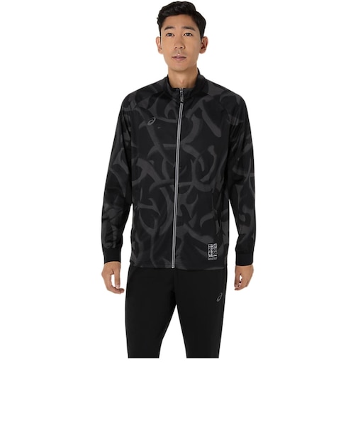 アシックス（ASICS）ドライグラフィックストレッチニットジャケット 2031E985.001