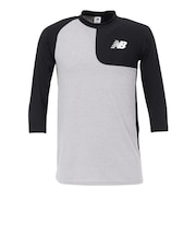 ニューバランス(new balance)野球 アンダーシャツ ベースボールアシンメトリー 長袖シャツ 左投げ用 MT41714LBK
