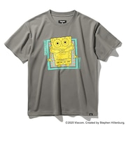 スポルディング（SPALDING）バスケットボールウェア ジュニア Tシャツ スポンジ・ボブ チェッカーフラッグ SJT25063SST
