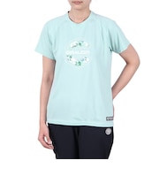 ドライプラス プリント 半袖Tシャツ CT5S0027-TR864-GRCD LBLU