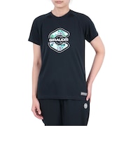 ドライプラス プリント 半袖Tシャツ CT5S0027-TR864-GRCD NVY
