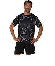 アシックス(ASICS)ROADランニンググラフィック半袖シャツ 2011D092.001