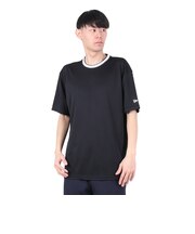 ニューエラ（NEW ERA）バスケットボールウェア 半袖 テック Tシャツ Stripe Colla 14410132