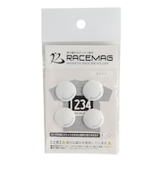 ゼッケン留め RACEMAG ホワイト