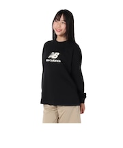 ニューバランス（new balance）DRY スタックドロゴロングスリーブTシャツ ABT55538BK