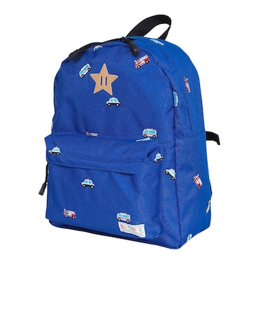 リュック ボーイズ バックパック 青 Mサイズ QF25B002 BLU リュックサック デイバッグ 子供 小学生
