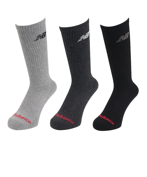 ニューバランス（new balance）ソックス レギュラーレングス 3足組 M-LLサイズ LAS55638AS1