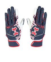 アンダーアーマー（UNDER ARMOUR）バッティング用グローブ 野球 クリーンアップ 6001310 410