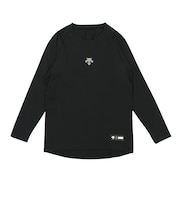 デサント（DESCENTE）野球 ジュニア 丸首長袖 アンダーシャツ DB5SUD20J BK00