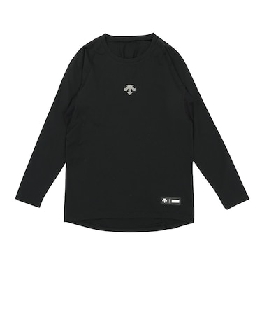 デサント（DESCENTE）野球 ジュニア 丸首長袖 アンダーシャツ DB5SUD20J BK00