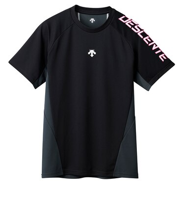 デサント（DESCENTE）バレーボールウェア 半袖Tシャツ DV5SHTX1UB BKPK