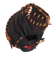 ミズノ（MIZUNO）軟式 グラブ 捕手用 M-R型 野球グローブ 一般 ウィルドライブ レッド 1AJCR32810 0949
