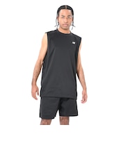 ニューバランス(new balance)バスケットボールウェア ウーブンメッシュタンクトップ AMT55098BK