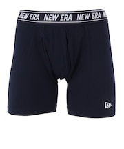ニューエラ(NEW ERA)パンツ ボクサーパンツ ロング ネイビー M-LLサイズ 14518219 新調 新生活 衣替え 前開き仕様 ロゴ入り おしゃれ …