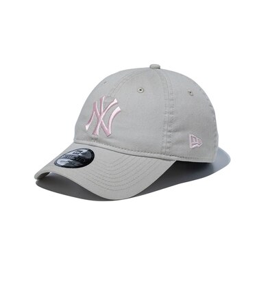 ニューエラ（NEW ERA）帽子 9TWENTY ニューヨーク・ヤンキース ウォッシュドコットン キャップ グレー 57.0-61.0cm 14525103