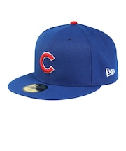 ニューエラ(NEW ERA)帽子 59FIFTY MLBオンフィールド シカゴ・カブス キャップ 青 57.7-59.6cm 14524893 通気性 吸汗 …