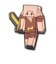 クロックス（crocs）ジビッツチャーム マインクラフト ピグリン 10014542