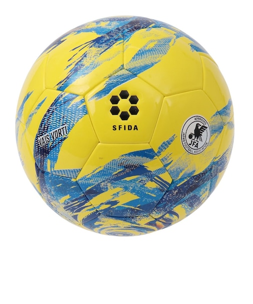 スフィーダ（SFIDA）サッカーボール 4号球 検定球 VAIS VORTI JR SB-25VV03 YEL/BLU