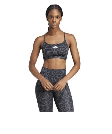 アディダス（adidas）TRN スリーストライプス AER AOP ブラ KUC93-JH1428