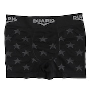 デュアリグ(DUARIG)成型ボクサーパンツ ドライプラス スター 黒 M-LLサイズ 5S0005-WAUW-891GC BLK 吸汗速乾 抗菌防臭 新調 …
