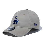 ニューエラ(NEW ERA)キャップ 9TWENTY ロサンゼルス・ドジャース ウォッシュドコットン ペブル×ブルー Mサイズ 14525133 おしゃれ