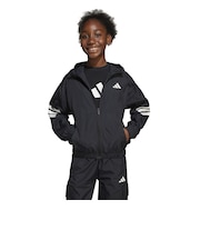 アディダス(adidas)キッズ フューチャーアイコン スリーストライプス ウーブンジャケット KTC57-JJ4791