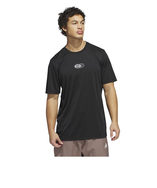 アディダス（adidas）バスケットボールウェア Get Buckets グラフィック半袖Tシャツ TK358-HZ3670