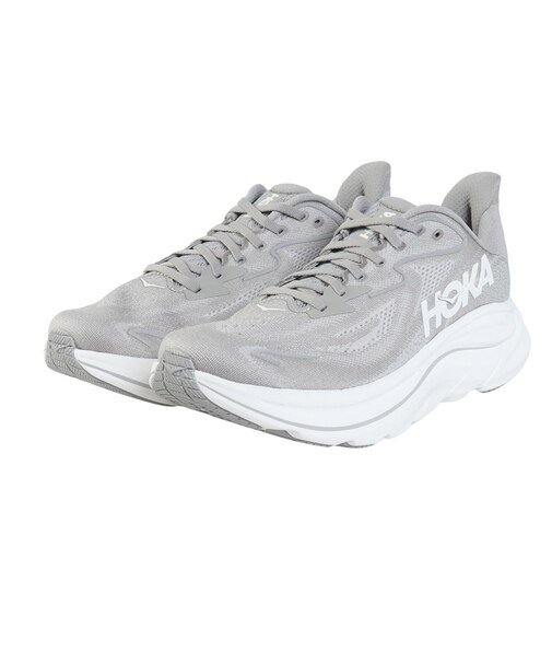 ホカ(HOKA)ランニングシューズ ジョギングシューズ クリフトン 10 グレー 1162030-STLLR スニーカー ラン ウォーク 超軽量 クッション性…