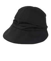 クー(Coo.)ピンチキャスケット 黒 898CO5ST0010 BLK UVカット 紫外線予防 吸汗速乾 接触冷感 庭仕事 畑仕事