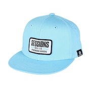 セッションズ(SESSIONS)ワッペンBBキャップ 青 25080289 SAX スポーツキャップ ファッションおしゃれ カジュアル シンプル 日焼け対策