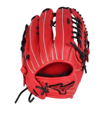 ミズノ（MIZUNO）ソフトボール用グラブ グローブ 外野手用 ウィルドライブ レッド IBE 1AJGS32407 7009