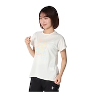 ルコックスポルティフ(lecoqsportif)テニスウェア レディース 汗染み軽減プラクティスシャツ LN5SHT52L WH01