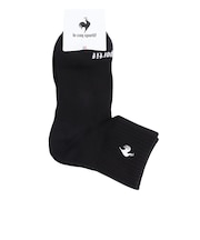 ルコックスポルティフ(lecoqsportif)テニス ショート ソックス LN5SSO10U BKWH