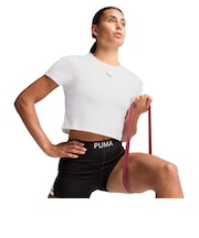 プーマ（PUMA）トレーニング TAD エッセンシャル ベビー 半袖 Tシャツ 527329 02 WHT