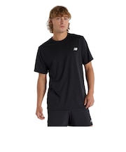 ニューバランス(new balance)スポーツラン 半袖Tシャツ MT51801BK