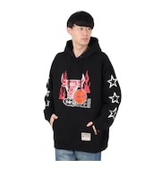 NBA オーバーサイズ フーディー シカゴ ブルズ BULLS TH8916-CBUBLCK